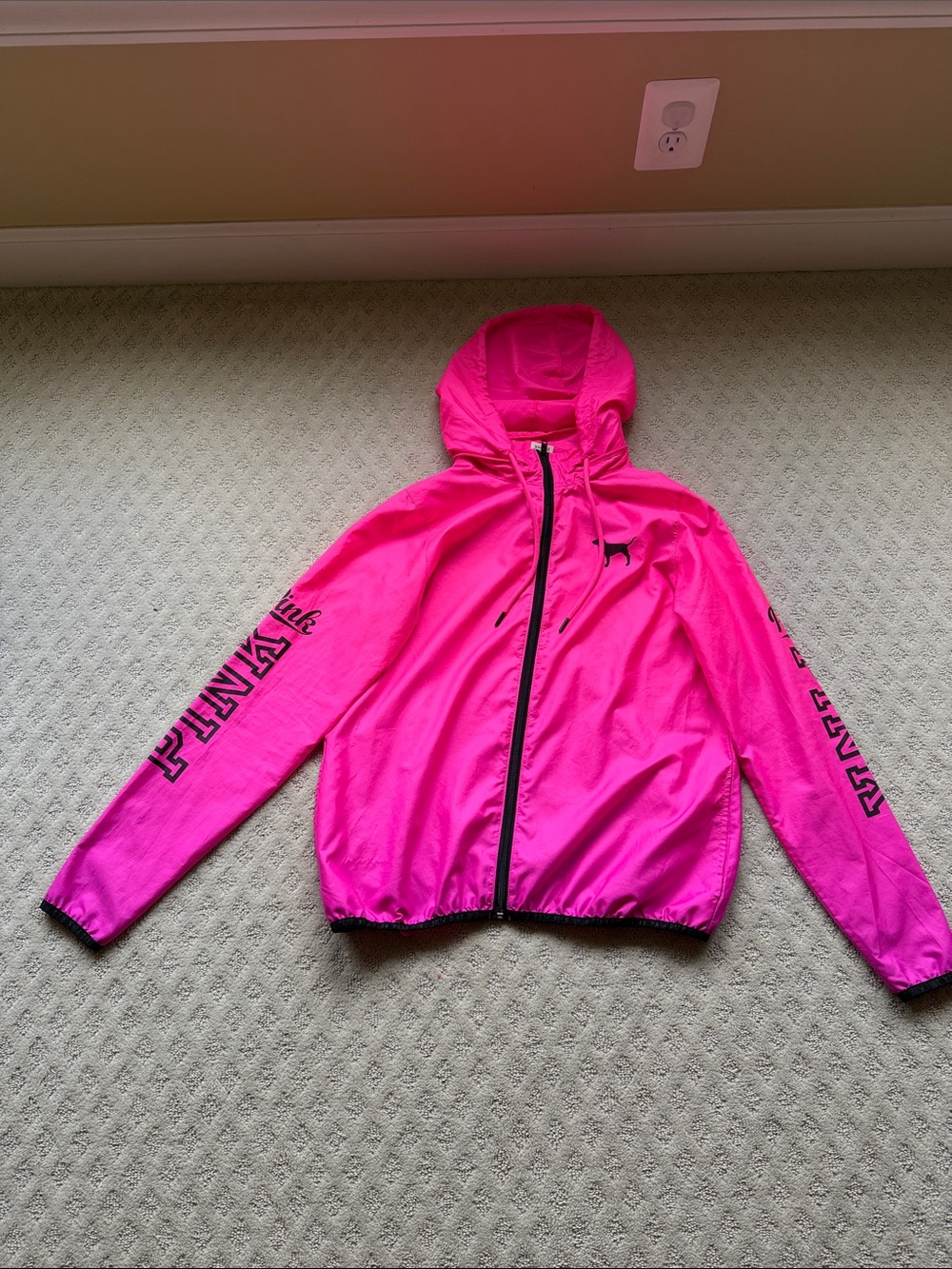 Victoria’s Secret Hot Pink Windbreaker